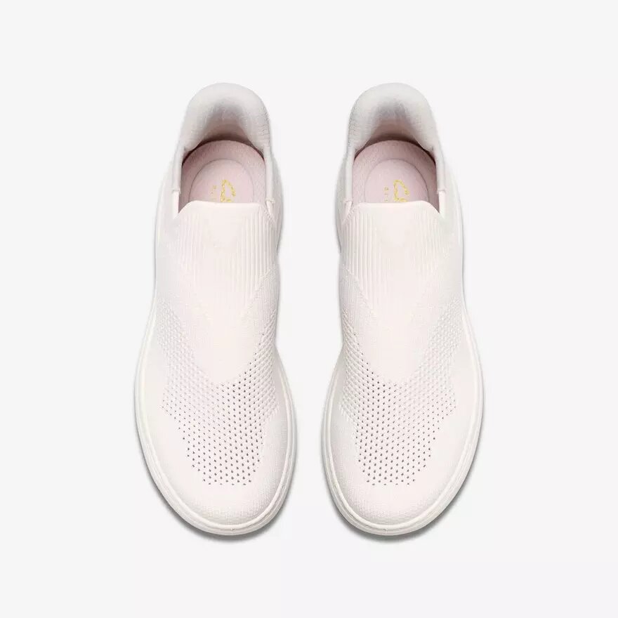 Nalle Step Slip-Ons für Damen in Weiß aus Strick Nalle Step Slip-Ons für Damen in Weiß aus Strick