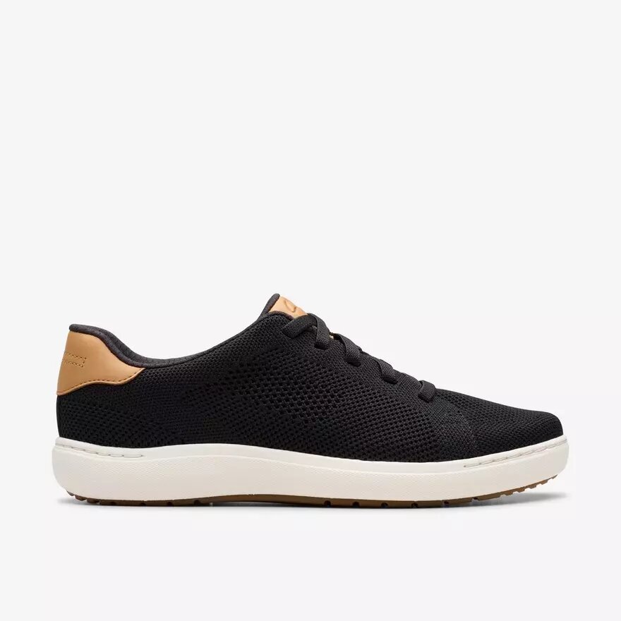 Nalle Walkingschuhe – Schwarze Strick-Sneaker für Damen Nalle Walkingschuhe – Schwarze Strick-Sneaker für Damen