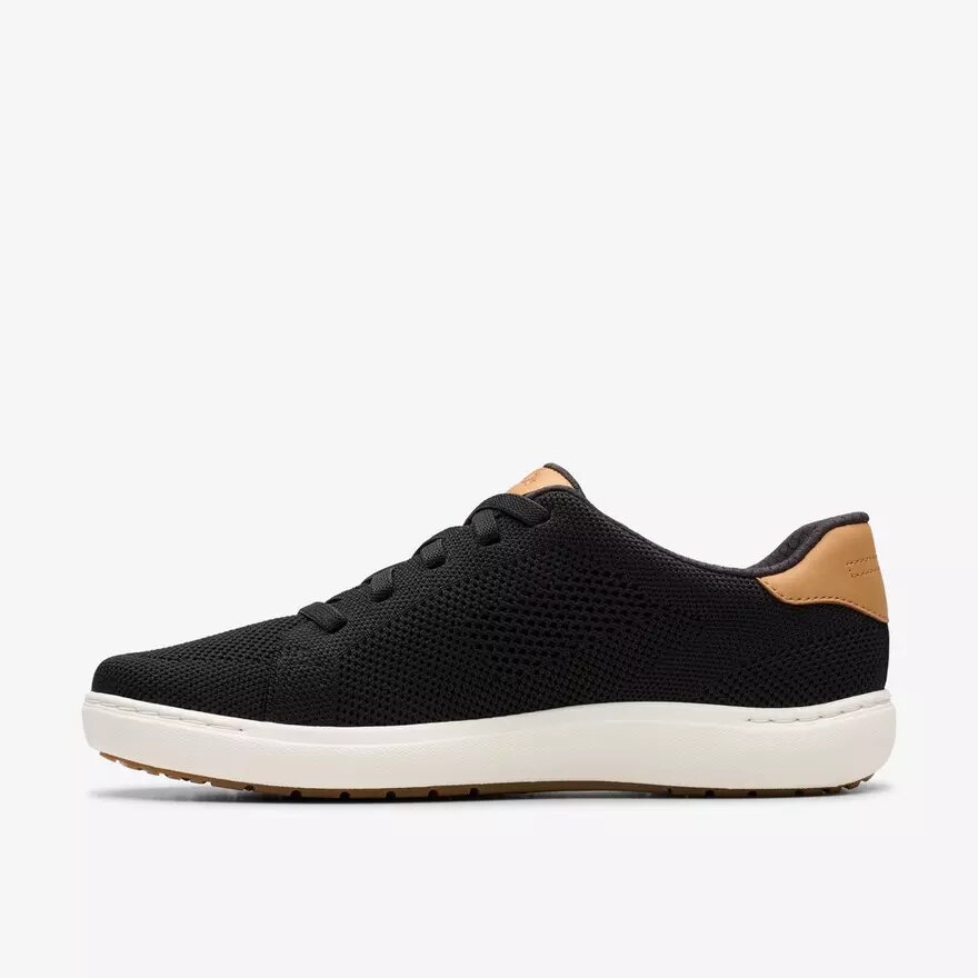 Nalle Walkingschuhe – Schwarze Strick-Sneaker für Damen Nalle Walkingschuhe – Schwarze Strick-Sneaker für Damen