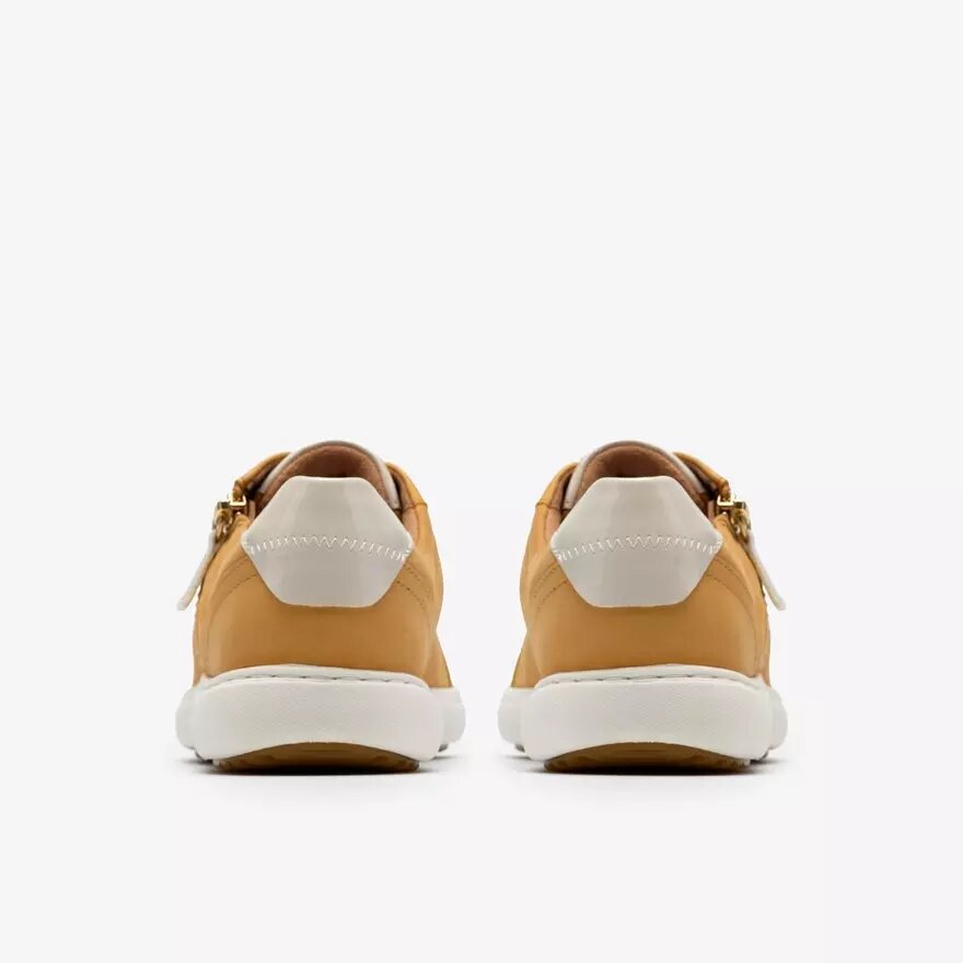 Nalle Zen Damen-Sneaker aus gelbem Nubuk Nalle Zen Damen-Sneaker aus gelbem Nubuk