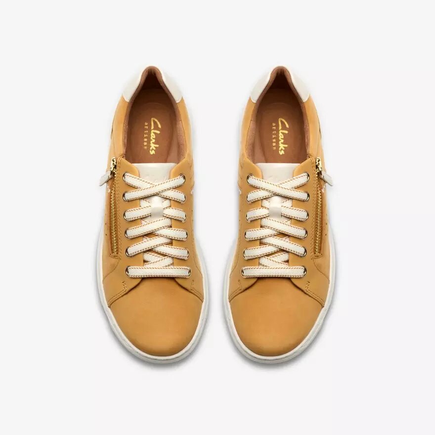 Nalle Zen Damen-Sneaker aus gelbem Nubuk Nalle Zen Damen-Sneaker aus gelbem Nubuk