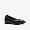 Natalyn Slip-Ons für Damen aus dunkelschwarzem Leder Natalyn Slip-Ons für Damen aus dunkelschwarzem Leder