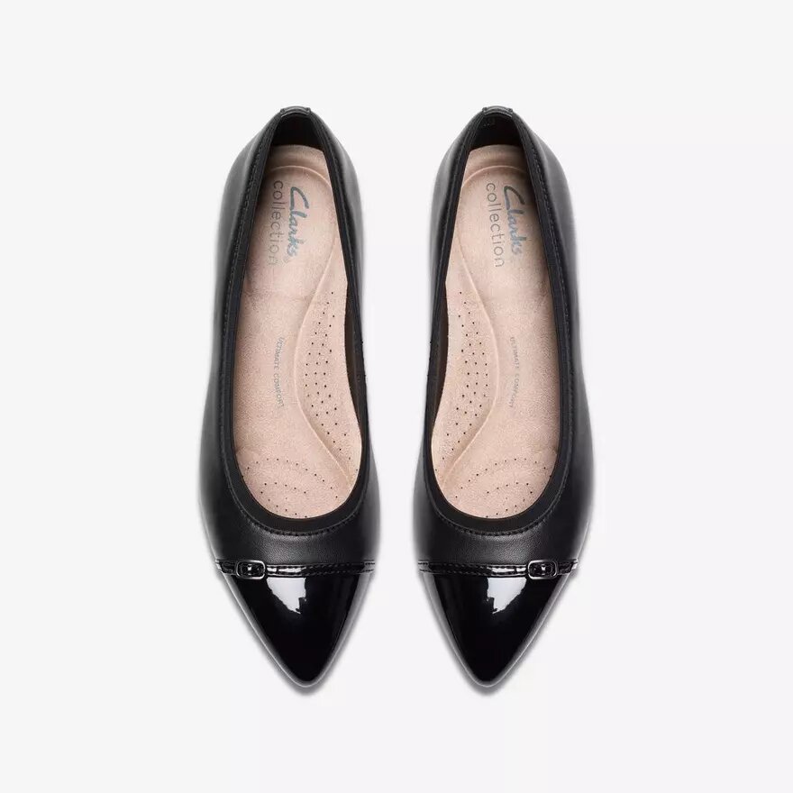 Natalyn Slip-Ons für Damen aus dunkelschwarzem Leder Natalyn Slip-Ons für Damen aus dunkelschwarzem Leder