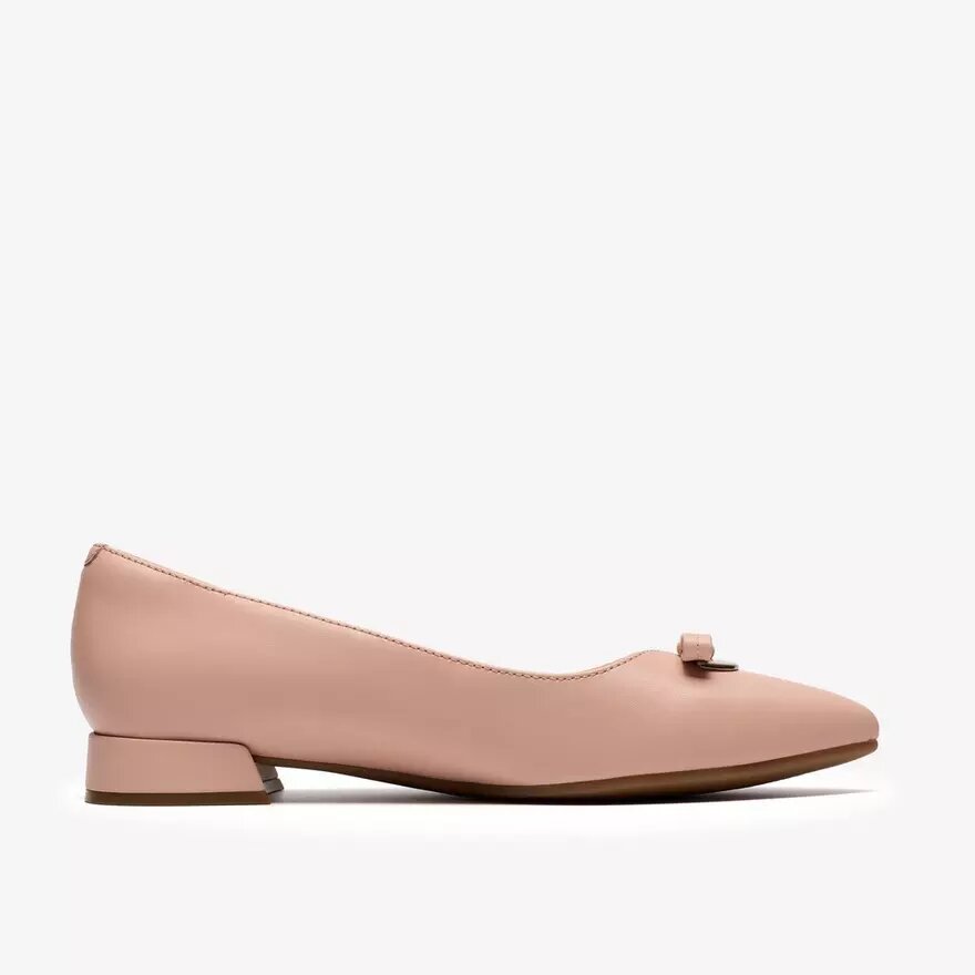 Natalyn Trim Damen-Slip-Ons aus hellrosa Leder Natalyn Trim Damen-Slip-Ons aus hellrosa Leder