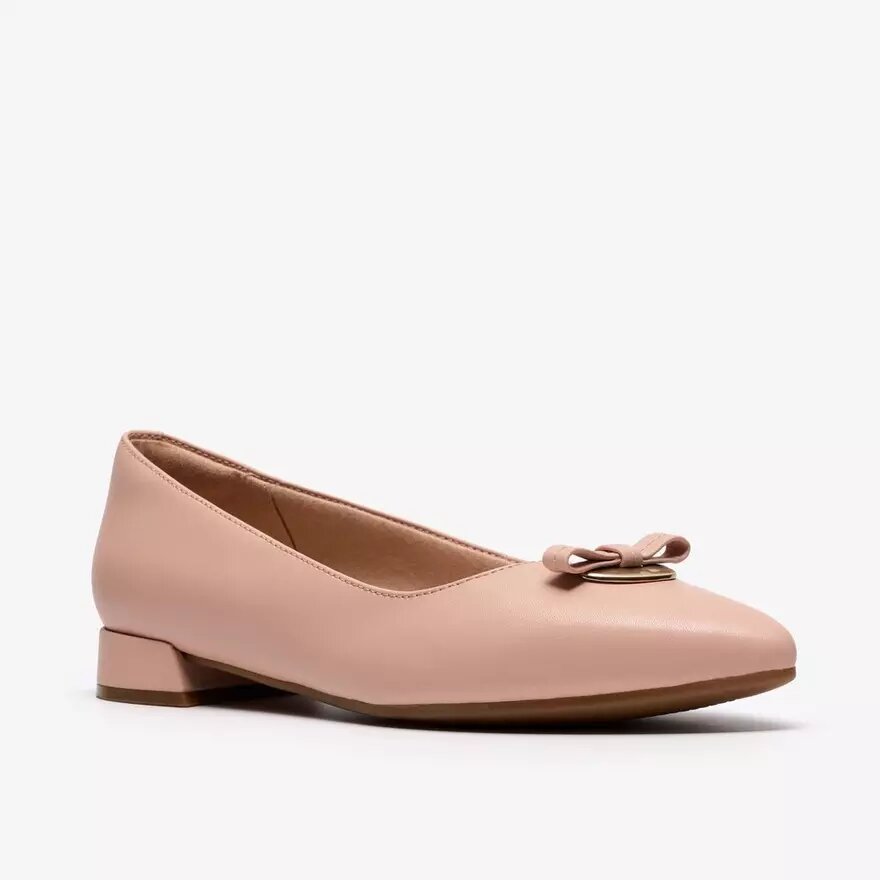 Natalyn Trim Damen-Slip-Ons aus hellrosa Leder Natalyn Trim Damen-Slip-Ons aus hellrosa Leder