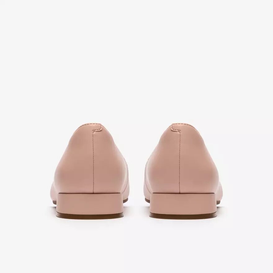 Natalyn Trim Damen-Slip-Ons aus hellrosa Leder Natalyn Trim Damen-Slip-Ons aus hellrosa Leder