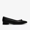 Natalyn Trim Slip-Ons aus schwarzem Leder für Damen Natalyn Trim Slip-Ons aus schwarzem Leder für Damen