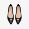 Natalyn Trim Slip-Ons aus schwarzem Leder für Damen Natalyn Trim Slip-Ons aus schwarzem Leder für Damen