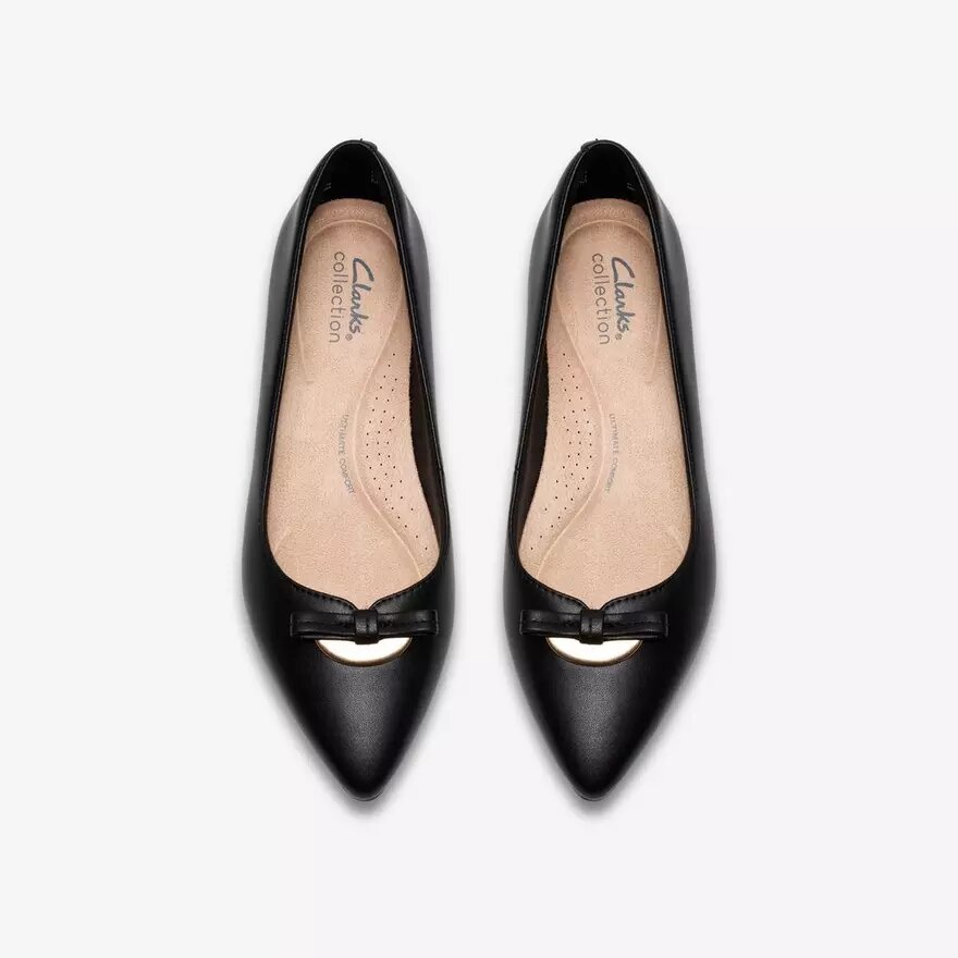 Natalyn Trim Slip-Ons aus schwarzem Leder für Damen Natalyn Trim Slip-Ons aus schwarzem Leder für Damen