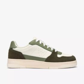 Newick Lace Herren-Sneaker in grüner Farbkombination