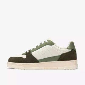 Newick Lace Herren-Sneaker in grüner Farbkombination