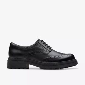 Orinoco3 Derby Damen-Loafer aus schwarzem Leder