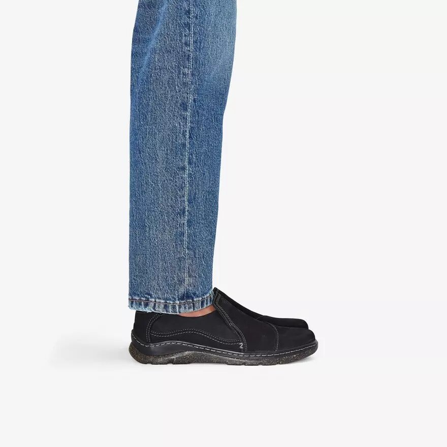 Orlene Slip für Damen – schwarze Leder-Slip-Ons Orlene Slip für Damen – schwarze Leder-Slip-Ons