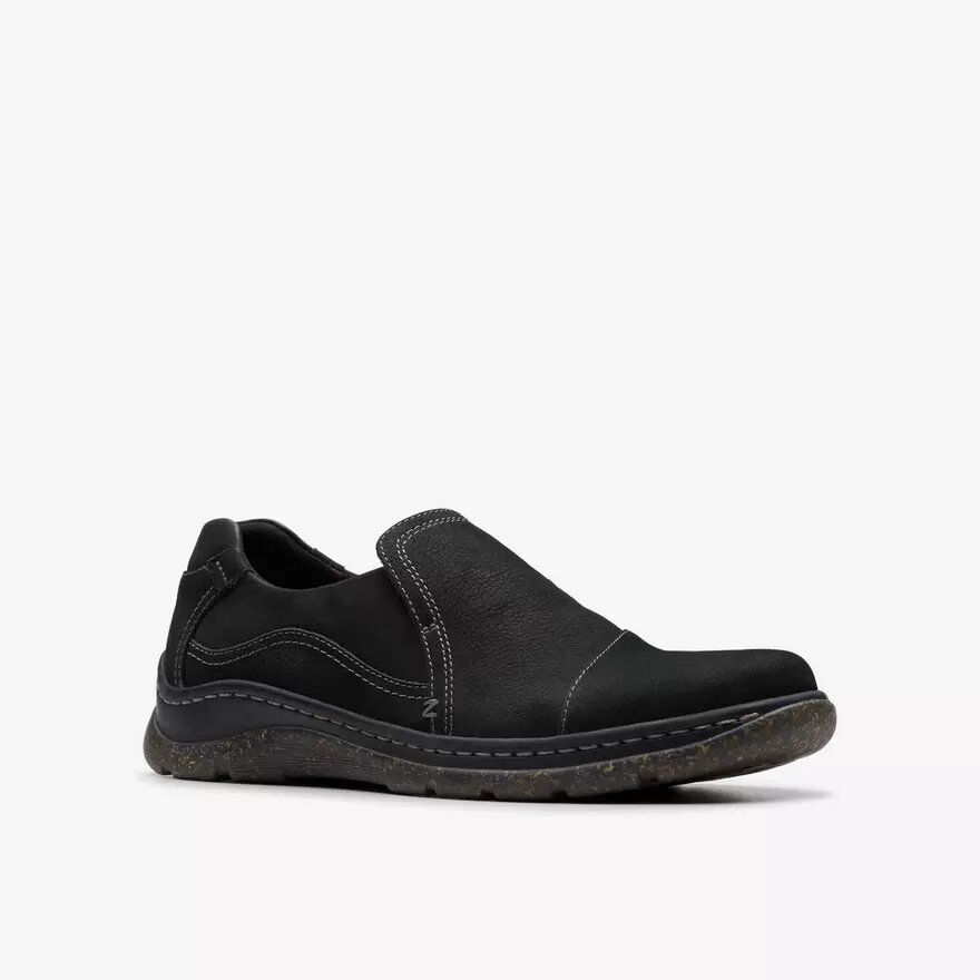 Orlene Slip für Damen – schwarze Leder-Slip-Ons Orlene Slip für Damen – schwarze Leder-Slip-Ons