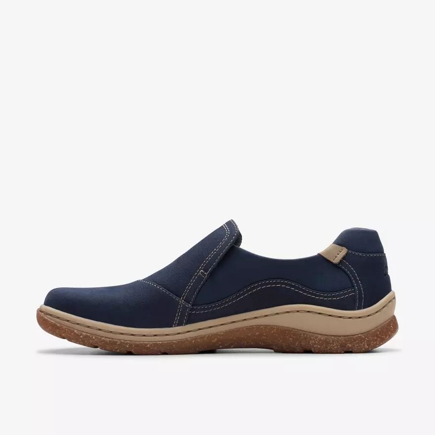 Orlene Slip Navy Nubuk-Slip-Ons für Damen Orlene Slip Navy Nubuk-Slip-Ons für Damen