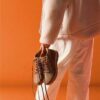 Orlene Top Wp Chelsea Boots für Damen aus dunklem Sand-Nubukleder