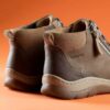 Orlene Top Wp Chelsea Boots für Damen aus dunklem Sand-Nubukleder