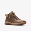 Orlene Top Wp Chelsea Boots für Damen aus dunklem Sand-Nubukleder