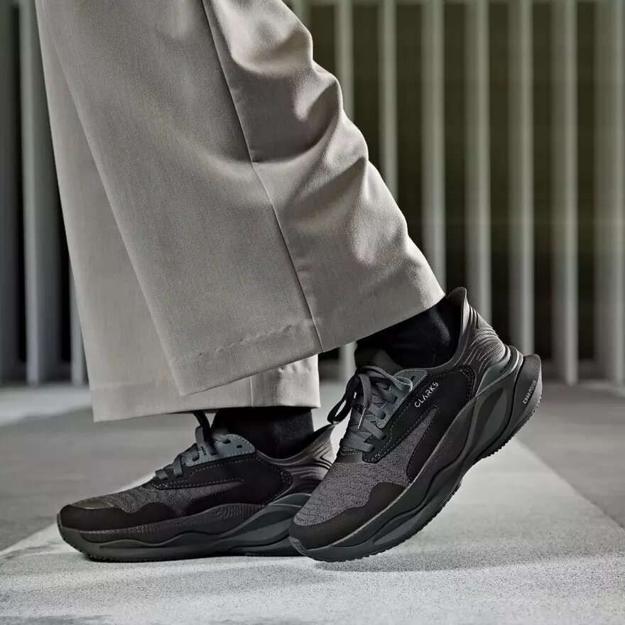 Pace Walk Damen-Athleisure-Schuhe in Schwarz Pace Walk Damen-Athleisure-Schuhe in Schwarz