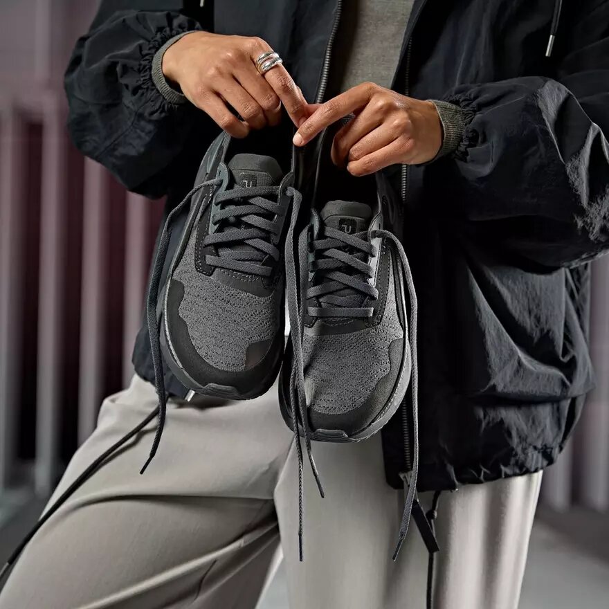 Pace Walk Damen-Athleisure-Schuhe in Schwarz Pace Walk Damen-Athleisure-Schuhe in Schwarz