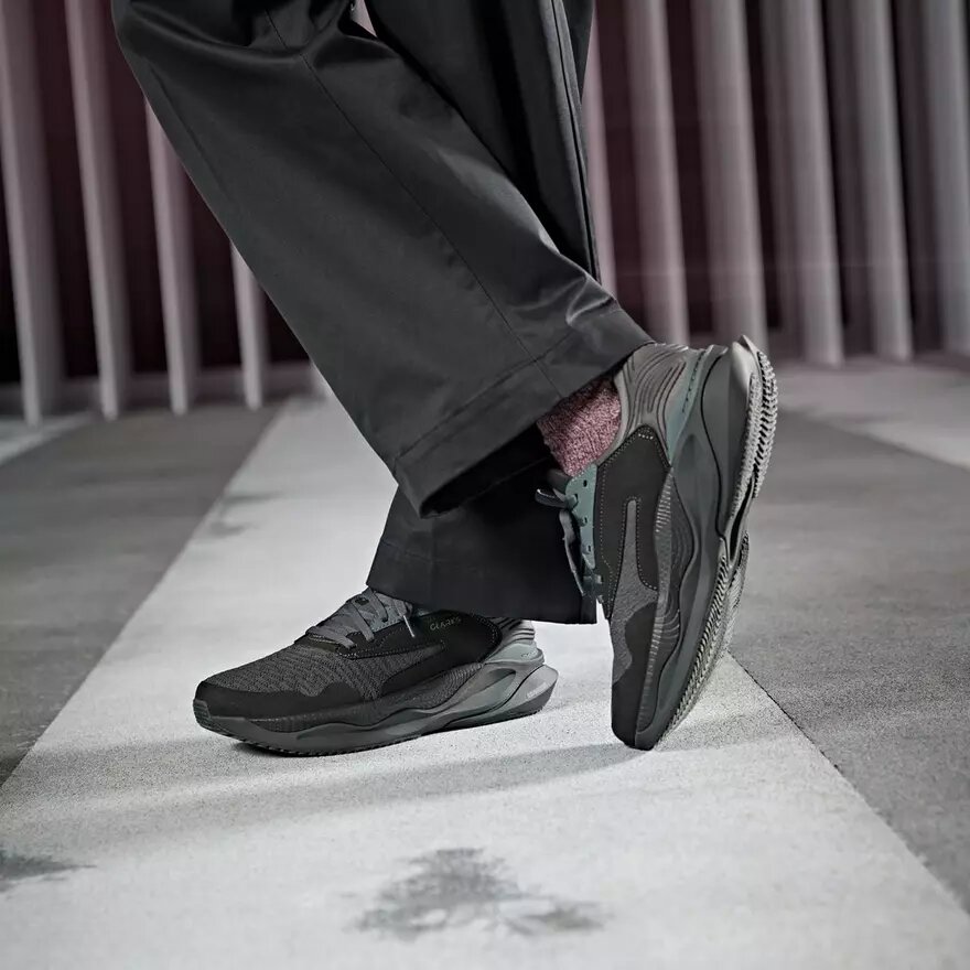 Pace Walk Herren-Athleisure-Schuhe in Schwarz Pace Walk Herren-Athleisure-Schuhe in Schwarz