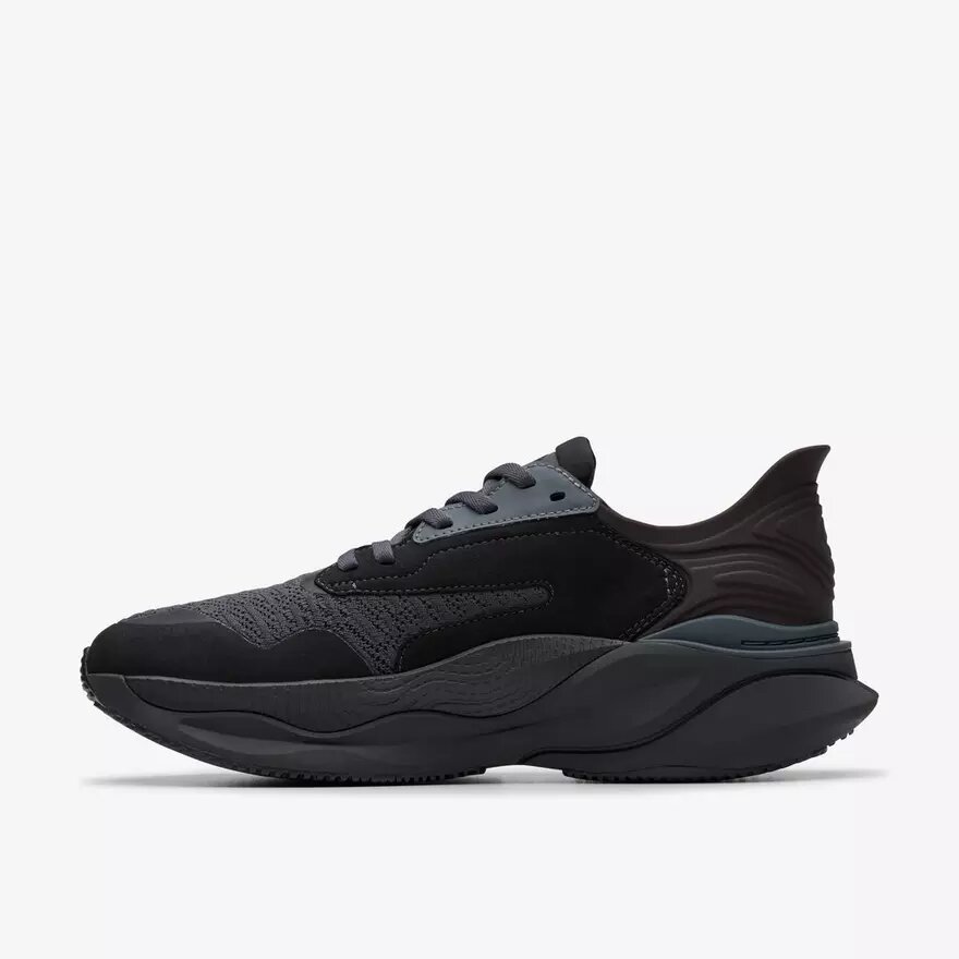 Pace Walk Herren-Athleisure-Schuhe in Schwarz Pace Walk Herren-Athleisure-Schuhe in Schwarz