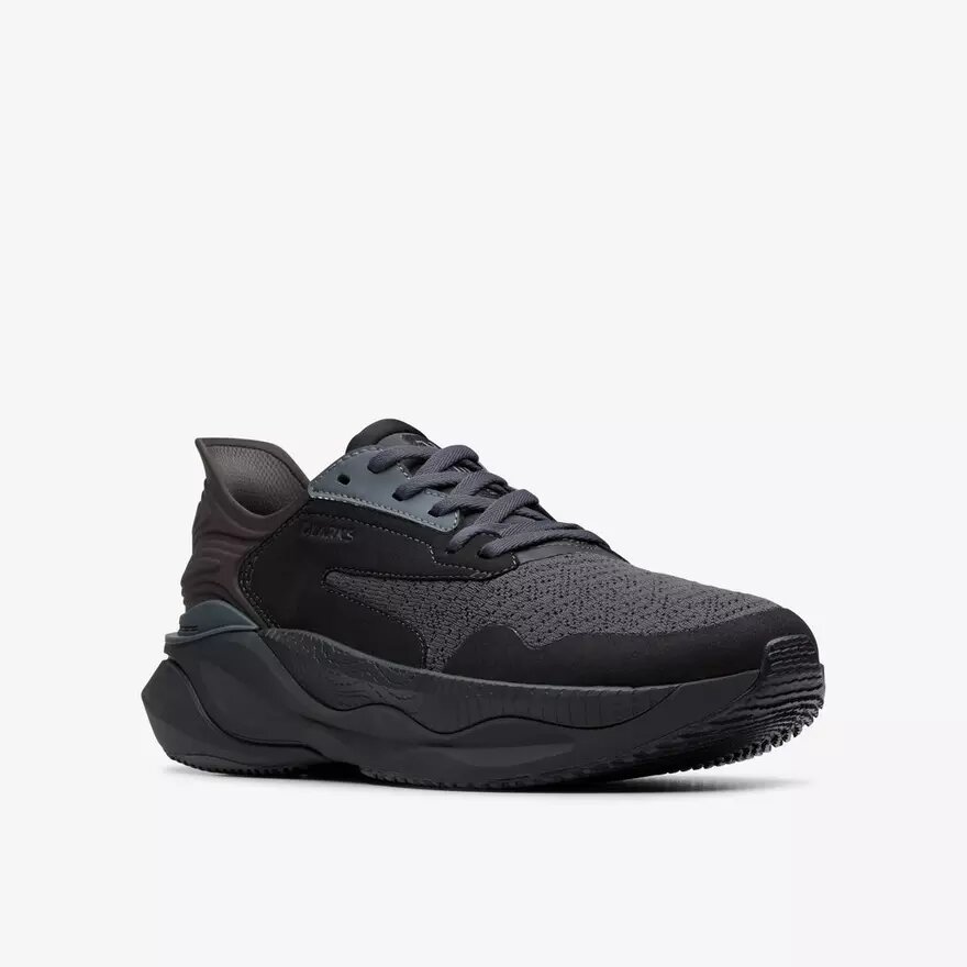 Pace Walk Herren-Athleisure-Schuhe in Schwarz Pace Walk Herren-Athleisure-Schuhe in Schwarz