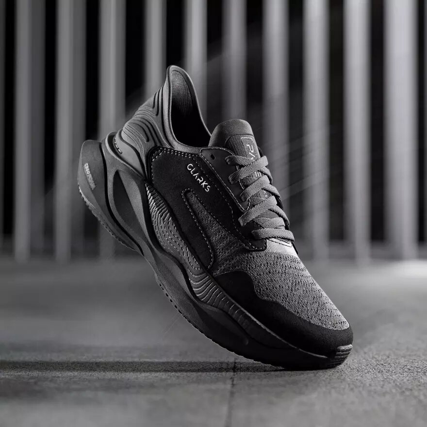 Pace Walk Herren-Athleisure-Schuhe in Schwarz Pace Walk Herren-Athleisure-Schuhe in Schwarz