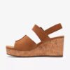 Sabina Dream Keilabsatzschuhe für Damen aus hellbraunem Wildleder Sabina Dream Keilabsatzschuhe für Damen aus hellbraunem Wildleder