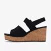 Sabina Dream Keilabsatzschuhe für Damen aus schwarzem Wildleder Sabina Dream Keilabsatzschuhe für Damen aus schwarzem Wildleder