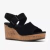 Sabina Dream Keilabsatzschuhe für Damen aus schwarzem Wildleder Sabina Dream Keilabsatzschuhe für Damen aus schwarzem Wildleder