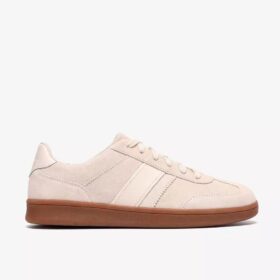 Seco Speed 2 Sneaker für Damen aus cremefarbenem Wildleder