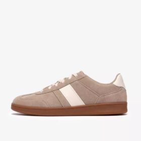 Seco Speed Herren-Sneaker aus dunkelsandfarbenem Wildleder