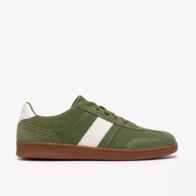 Seco Speed Herren-Sneaker aus grünem Wildleder
