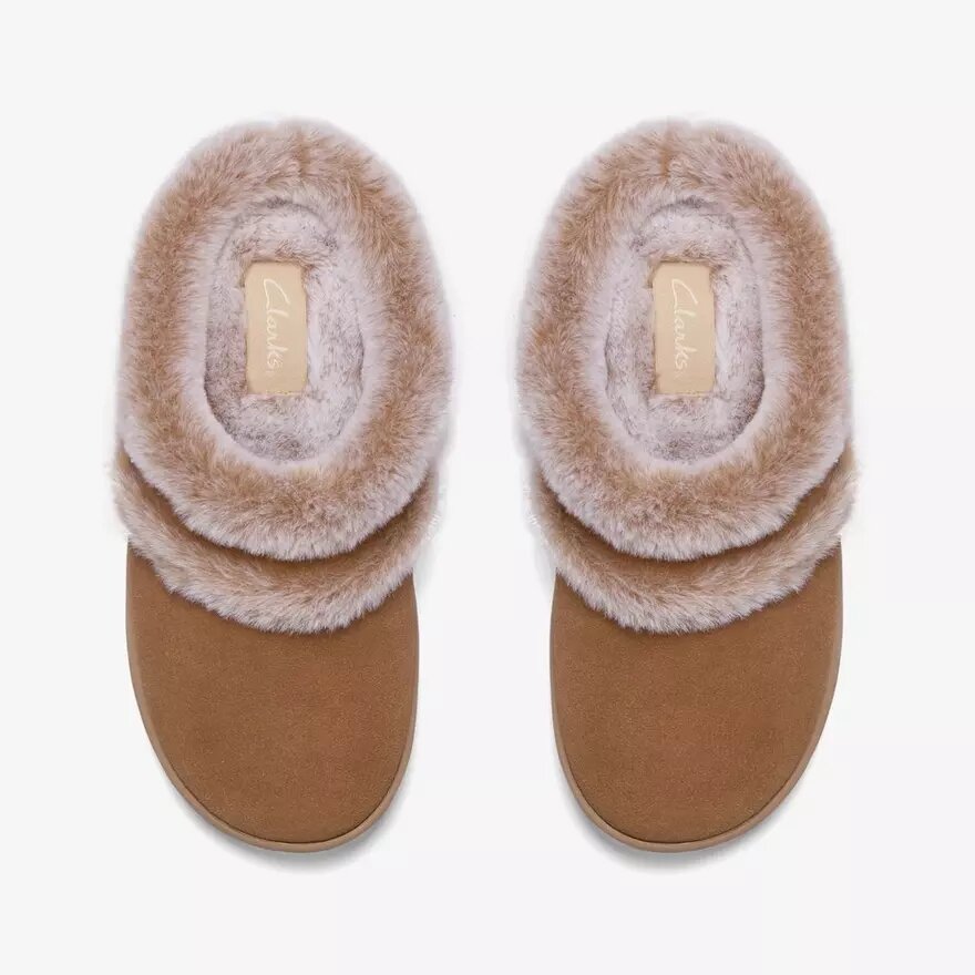 Sklyar Rhode Hausschuhe für Damen in Cognac Sklyar Rhode Hausschuhe für Damen in Cognac