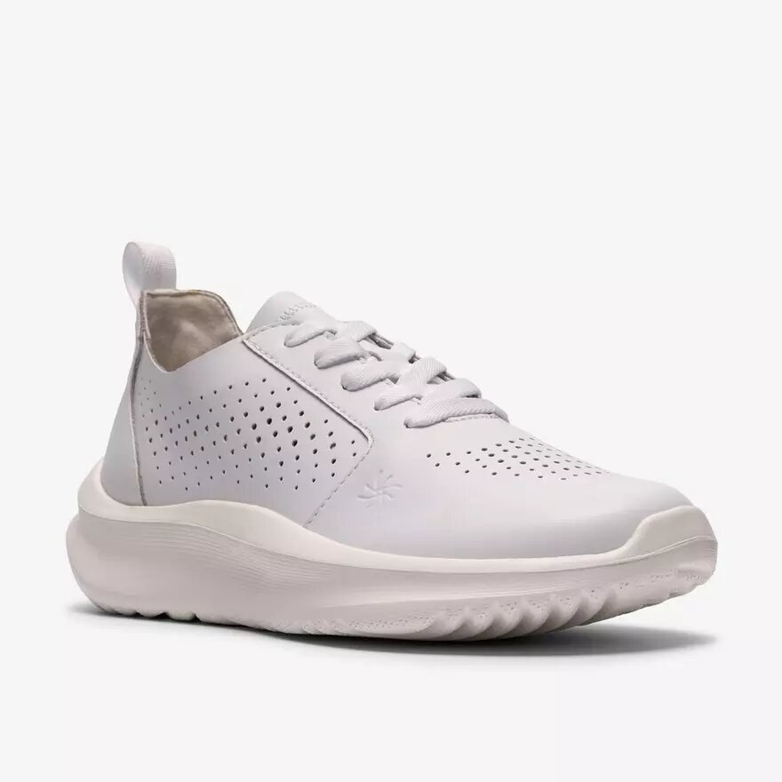 Solevana Damen-Sneaker aus weißem Leder Solevana Damen-Sneaker aus weißem Leder