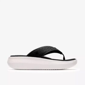 Solevana Post Flip-Flops für Damen in Schwarz
