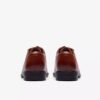 Steadwell Cap Herren-Oxford Schuhe aus dunkelbraunem Leder