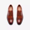 Steadwell Cap Herren-Oxford Schuhe aus dunkelbraunem Leder