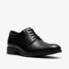 Steadwell Cap – Schwarze Herren-Oxford Schuhe aus Leder