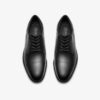 Steadwell Cap – Schwarze Herren-Oxford Schuhe aus Leder
