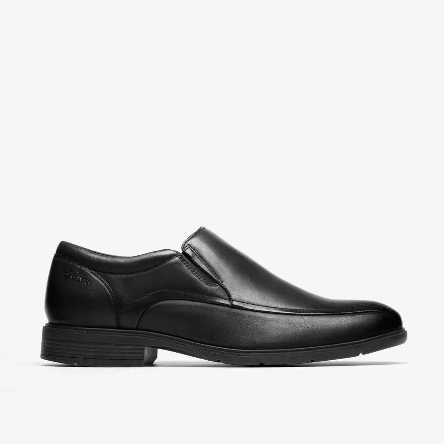 Steadwell Step Herren-Loafer aus schwarzem Leder Steadwell Step Herren-Loafer aus schwarzem Leder