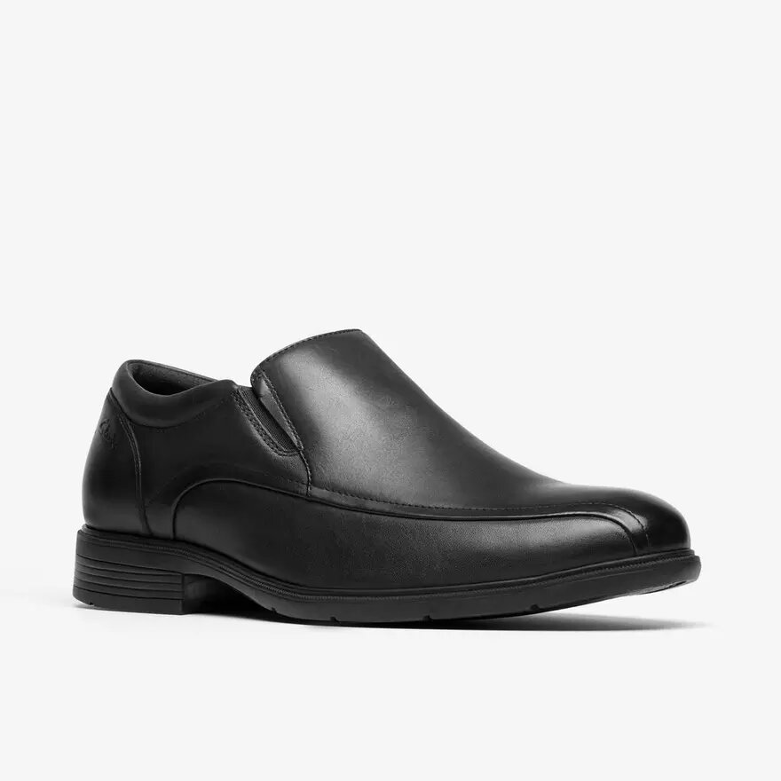 Steadwell Step Herren-Loafer aus schwarzem Leder Steadwell Step Herren-Loafer aus schwarzem Leder
