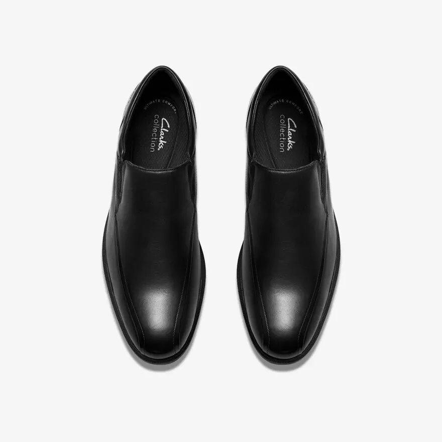 Steadwell Step Herren-Loafer aus schwarzem Leder Steadwell Step Herren-Loafer aus schwarzem Leder