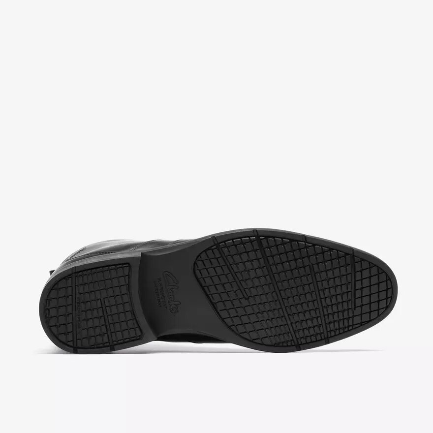 Steadwell Zip Herren-Anzugstiefel aus schwarzem Leder Steadwell Zip Herren-Anzugstiefel aus schwarzem Leder