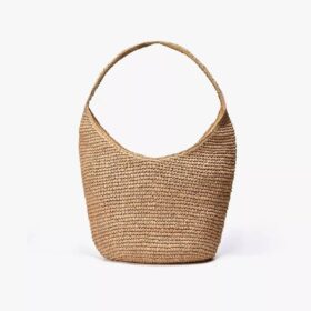Talia Strohtasche für Damen in Naturfarbe