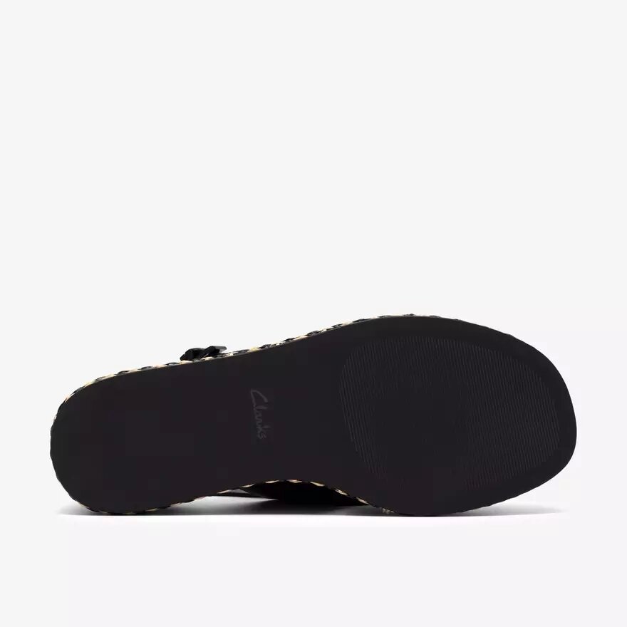 Tessiah Cross2 Schwarze Keilabsätze für Damen Tessiah Cross2 Schwarze Keilabsätze für Damen