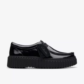 Torhill Bee für Damen, schwarz, Lackleder, Wallabee Torhill Bee für Damen, schwarz, Lackleder, Wallabee
