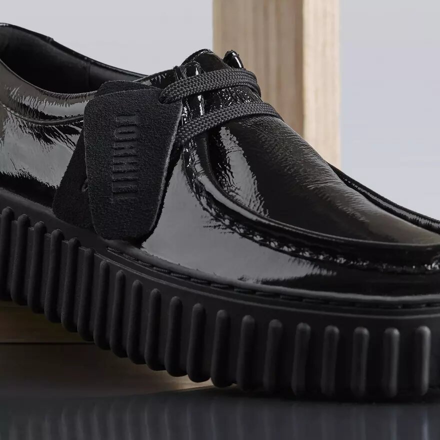 Torhill Bee für Damen, schwarz, Lackleder, Wallabee Torhill Bee für Damen, schwarz, Lackleder, Wallabee