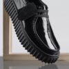 Torhill Bee für Damen, schwarz, Lackleder, Wallabee Torhill Bee für Damen, schwarz, Lackleder, Wallabee